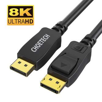 Новые товары - Choetech 8K DisplayPort to DisplayPort Cable XDD01 - быстрый заказ от производителя