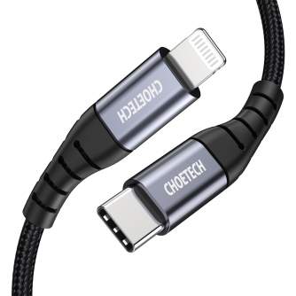 Sortimenta jaunumi - Choetech USB-C to Lightening Nylon Cable MFi 1.2M IP0039 - ātri pasūtīt no ražotāja