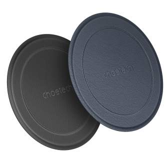 Sortimenta jaunumi - Choetech Magnetic Sticker Plate Set Black + Blue MIX00106 - ātri pasūtīt no ražotāja