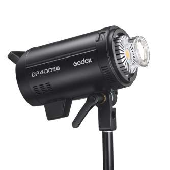 LED Prožektori - Godox DP400III-V studijas zibspuldze - perc šodien veikalā un ar piegādi