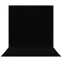 Комплект фона с держателями - Westcott X-Drop Pro Wrinkle-Resistant Backdrop Kit - Rich Black Sweep (8 x 13) - быстрый заказ от