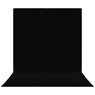 Комплект фона с держателями - Westcott X-Drop Pro Wrinkle-Resistant Backdrop Kit - Rich Black Sweep (8 x 13) - быстрый заказ от