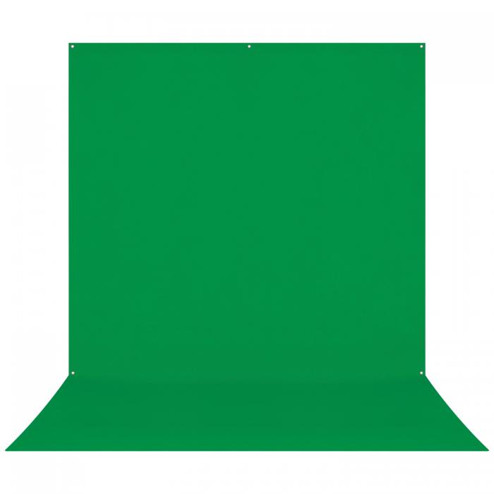 Комплект фона с держателями - Westcott X-Drop Pro Wrinkle-Resistant Backdrop Kit - Chroma-Key Green Screen Sweep (8 x 13) - быс