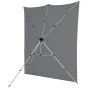 Комплект фона с держателями - Westcott X-Drop Pro Wrinkle-Resistant Backdrop Kit - Neutral Grey (8 x 8) - быстрый заказ от прои