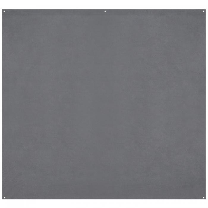 Foto foni - Westcott X-Drop Pro Wrinkle-Resistant Backdrop - Neutral Gray (8 x 8) - ātri pasūtīt no ražotāja