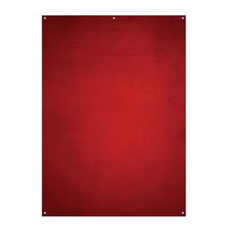 Backgrounds - Westcott X-Drop Fabric Backdrop - Aged Red Wall (5 x 7) - quick order from manufacturer