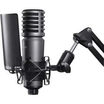 Sortimenta jaunumi - Godox Large-Diaphragm Cardioid Condenser Microphone XMic100GL - ātri pasūtīt no ražotāja