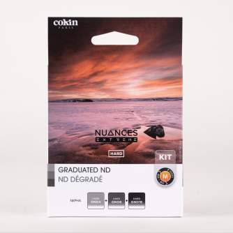 Square and Rectangular Filters - Cokin NUANCES Extreme Hard Graduated GND4H, GND8H, GND16H Kit - quick order from manufacturer