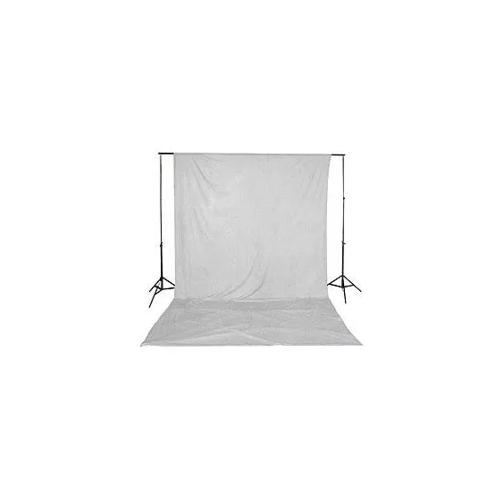 Balts auduma fons 3x6m noma