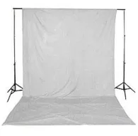 Backgrounds and supports - Balts auduma fons 3x6m rentBackgrounds and supports - Balts auduma fons 3x6m rent