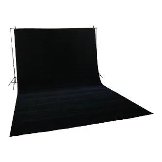 Фоны и держатели - Melns auduma fons 3x6m ar turētāju sistēmu аренда