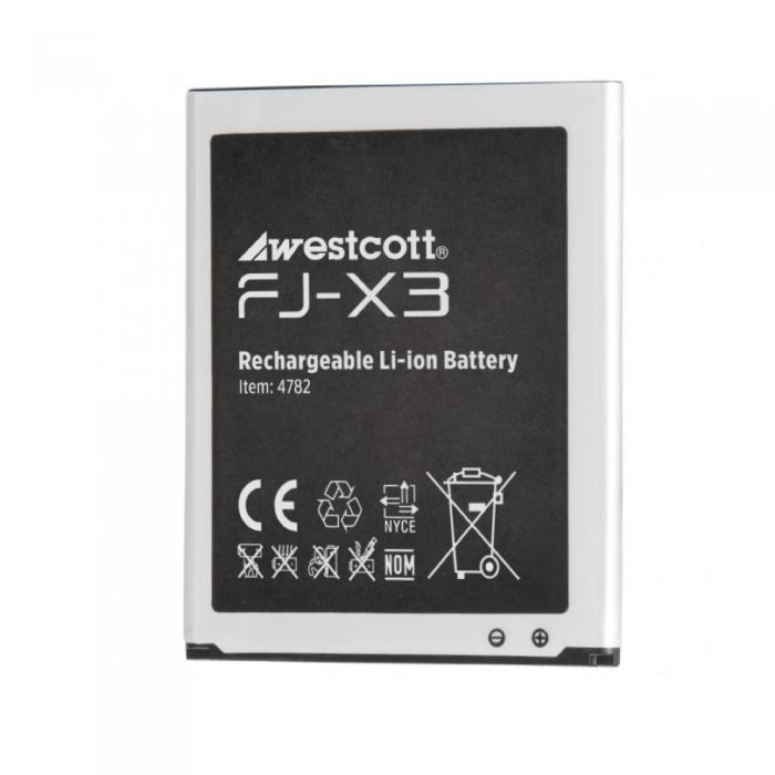 Akumulatori zibspuldzēm - Westcott FJ-X3 Lithium-ion Battery - ātri pasūtīt no ražotāja