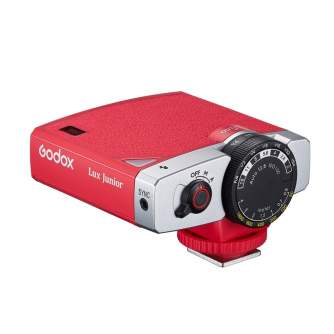 Kameras zibspuldzes - Godox Retro Lux Junior Red - ātri pasūtīt no ražotāja