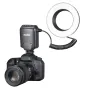 Godox ML150II Makro Ring Flash Canon EOS Mark II ar regulējamu gaismas gredzenu un spirālveida kabeli