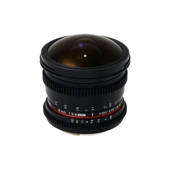 Samyang 8mm T3.8 Asph IF MC Fisheye CSII DH VDSLR rent