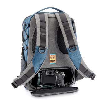 Mugursomas - Toxic Valkyrie Camera Backpack M Water Resistant "Frog" Pocket Sapphire - ātri pasūtīt no ražotāja