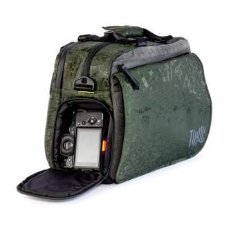 Plecu somas - Toxic Wraith Camera Messenger L Water Resistant "Frog" Pocket Emerald - ātri pasūtīt no ražotāja