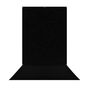 Westcott X-Drop Wrinkle-Resistant Backdrop - Rich Black Sweep (5 x 12)