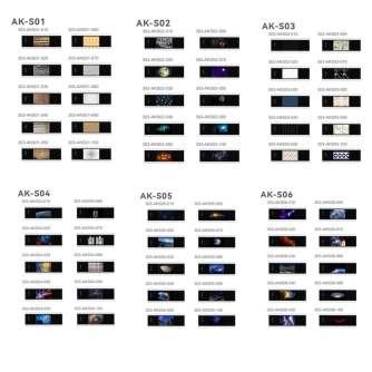 Piederumi kameru zibspuldzēm - Godox Slide Filter Full Set (60 pcs) - ātri pasūtīt no ražotāja