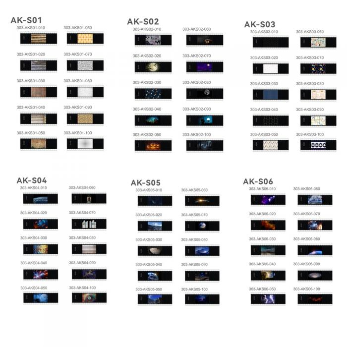 Piederumi kameru zibspuldzēm - Godox Slide Filter Full Set (60 pcs) - ātri pasūtīt no ražotāja