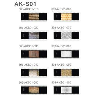 Piederumi kameru zibspuldzēm - Godox Slide Filter AK-S01 (10 pcs) - ātri pasūtīt no ražotāja