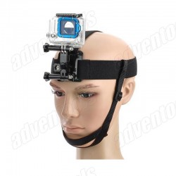 Action Cameras - Plikas galvas stiprinājums GoPro kamerai ar zoda siksniņu rent