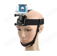 Action Cameras - Plikas galvas stiprinājums GoPro kamerai ar zoda siksniņu rentAction Cameras - Plikas galvas stiprinājums GoPro kamerai ar zoda siksniņu rent