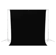 Backgrounds - Westcott Wrinkle-Resistant Backdrop - Rich Black (2,7 x 3m) - quick order from manufacturerBackgrounds - Westcott Wrinkle-Resistant Backdrop - Rich Black (2,7 x 3m) - quick order from manufacturer