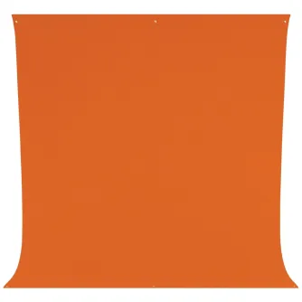 Backgrounds - Westcott Wrinkle-Resistant Backdrop - Tiger Orange (2,7 X 3m) - quick order from manufacturer