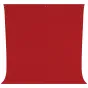 Backgrounds - Westcott Wrinkle-Resistant Backdrop - Scarlet Red (2,7 x 3m) - quick order from manufacturer