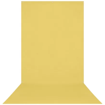 Westcott X Drop Wrinkle Resistant Backdrop Kanarie Geel Sweep (5 x 12) 541S