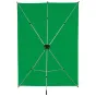 Background Set with Holder - Westcott X-Drop Wrinkle-Resistant Backdrop Kit - Green Screen Sweep (5 x 12) - quick order from manufacturer