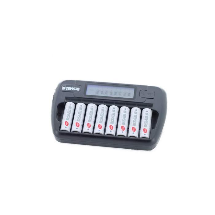 Baterijas, akumulatori un lādētāji - TENSAI TI-800L AA un AAA 8gab lādētājs - ātri pasūtīt no ražotāja