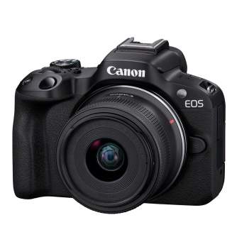 Bezspoguļa kameras - Canon EOS R50 + RF-S 18-45mm F4.5-6.3 IS STM (Black) - купить сегодня в магазине и с доставкой