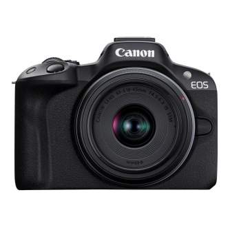 Беззеркальные камеры - Canon EOS R50 + RF-S 18-45mm F4.5-6.3 IS STM (Black) - купить сегодня в магазине и с доставкой