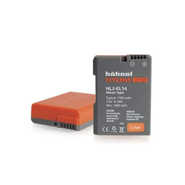 Kameru akumulatori - HÄHNEL DC baterija EXTREME NIKON HLX-EL14 en-el14 - ātri pasūtīt no ražotāja
