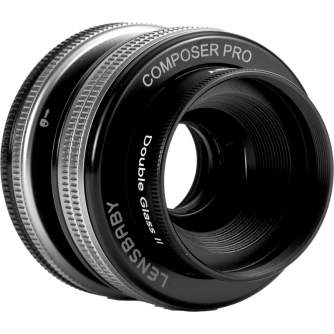 Lenses - LENSBABY COMPOSER PRO II W/DOUBLE GLASS II OPTIC FOR FUJI X LBCP2DGIIF - quick order from manufacturer