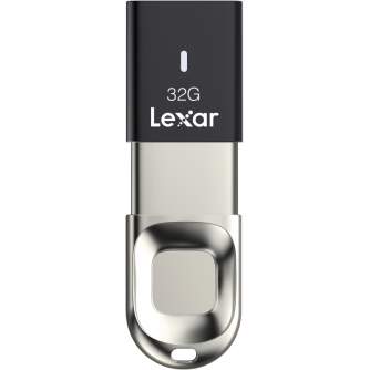 Sortimenta jaunumi - LEXAR JUMPDRIVE FINGERPRINT (USB 3.0) 32GB LJDF35-32GBBK - ātri pasūtīt no ražotāja