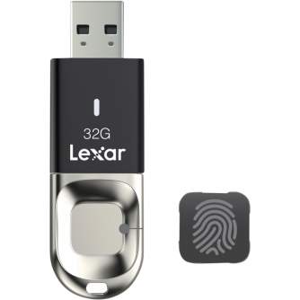 New products - LEXAR JUMPDRIVE FINGERPRINT (USB 3.0) 32GB LJDF35-32GBBK - quick order from manufacturer