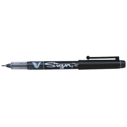 Pilot V-Sign Pen Black Liquid Ink Fineliner 4980134654