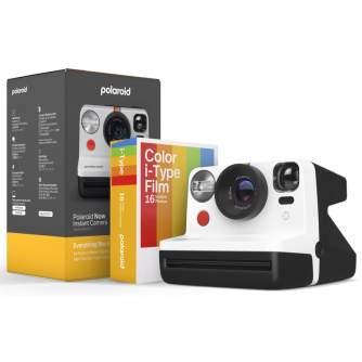 Momentfoto kamera - POLAROID NOW GEN 2 E-BOX BLACK & WHITE 6247 - ātri pasūtīt no ražotāja