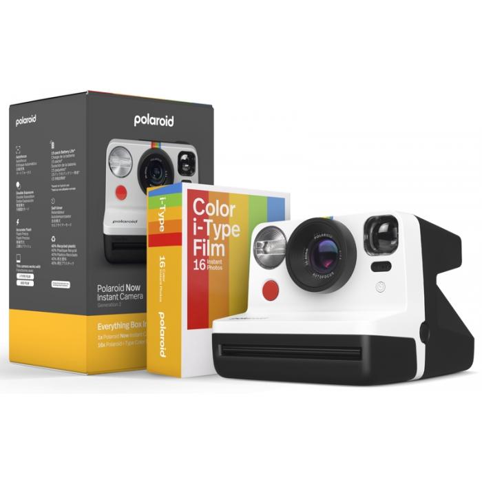 Фотоаппараты моментальной печати - POLAROID NOW GEN 2 E-BOX BLACK & WHITE 6247 - купить сегодня в магазине и с доставкой