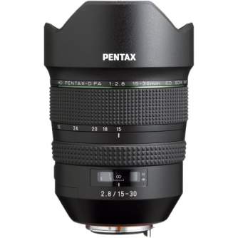 Objektīvi - PENTAX HD D FA 15-30MM 2,8ED SDM WR W/CASE - ātri pasūtīt no ražotāja