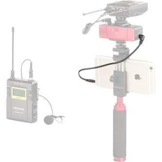 Audio vadi, adapteri - SARAMONIC SR-PMC1 bloķēšanas tipa 3,5mm ar TRRS adaptera kabelis - ātri pasūtīt no ražotāja
