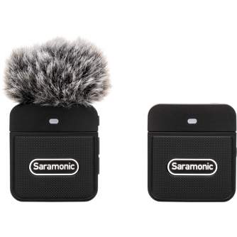Bezvadu piespraužamie mikrofoni - SARAMONIC Blink 100 B1 (TX+RX) 1 to 1, 2,4 GHz wireless system 3,5 mm mini jack - купить сегод
