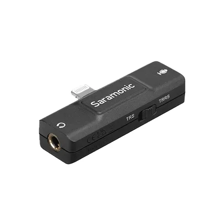 SARAMONIC SOUND CARD - AUDIO ADAPTER WITH LIGHTNING CONNECTOR (SR-EA2D) SR-EA2D