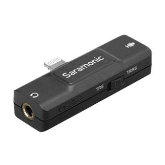 Sortimenta jaunumi - SARAMONIC SOUND CARD - AUDIO ADAPTER WITH LIGHTNING CONNECTOR (SR-EA2D) SR-EA2D - ātri pasūtīt no ražotāja
