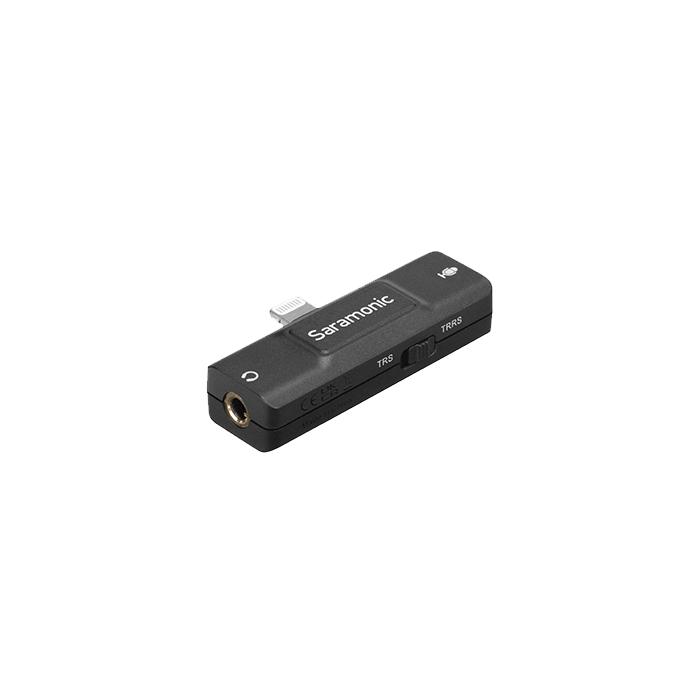 New products - SARAMONIC SOUND CARD - AUDIO ADAPTER WITH LIGHTNING CONNECTOR (SR-EA2D) SR-EA2D - quick order from manufacturer