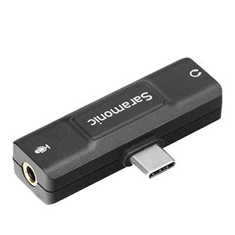 New products - SARAMONIC SOUND CARD - AUDIO ADAPTER WITH USB-C CONNECTORS (SR-EA2U) SR-EA2U - quick order from manufacturer