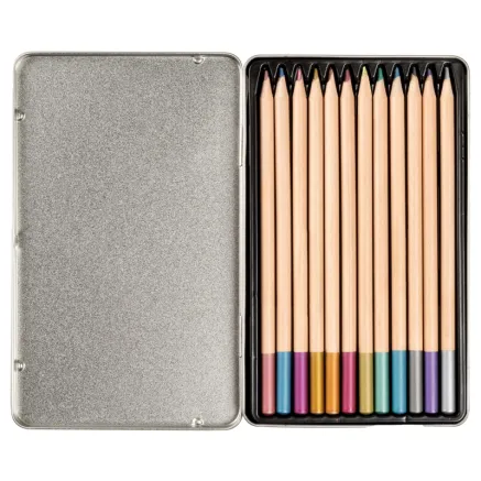 WALTHER WOODEN PENCILS METALLIC 12 PCS PC300M